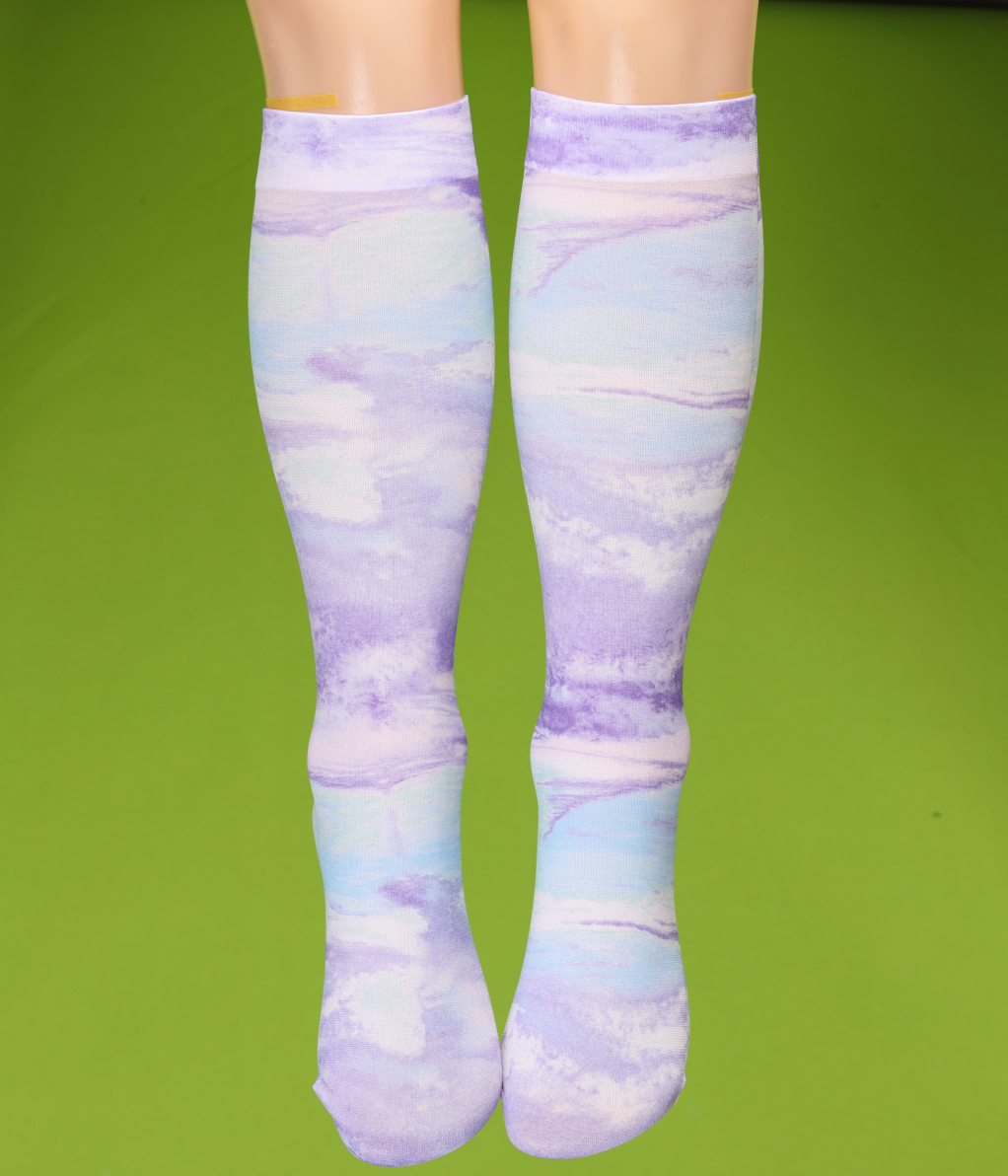 淡いグラデーションハイソックス