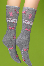 I support boobs socks