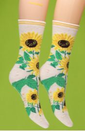 Sun flowers socks