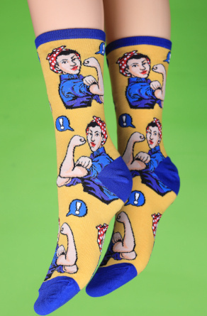 Tropical floral socks