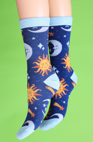 Tropical floral socks