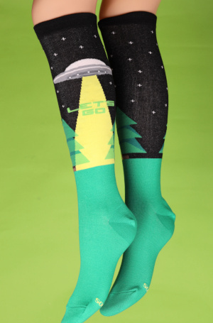 Tropical floral socks