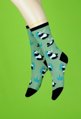 Stoner panda socks