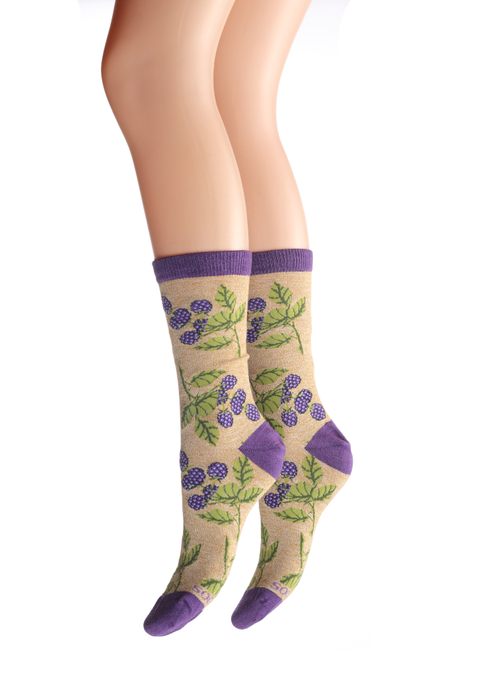 BUNCH OF BLACKBERRIES SOCKS