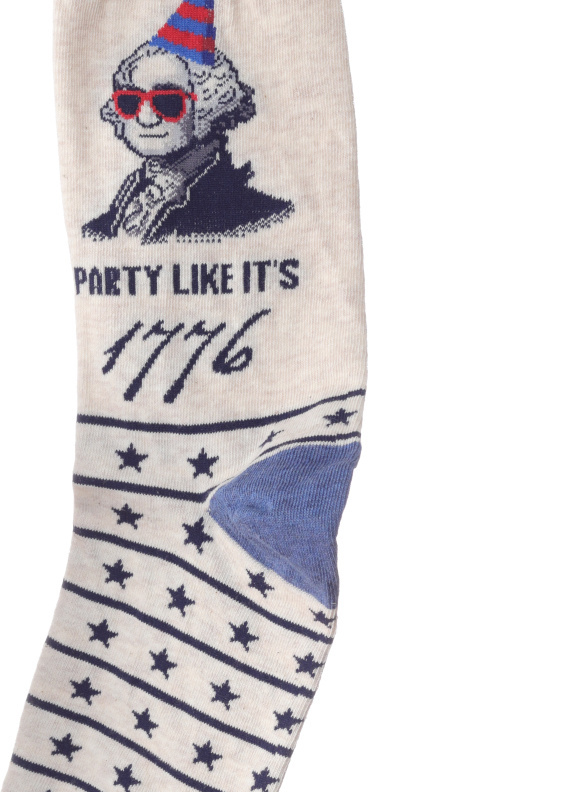 PARTY LIKE ITS 1776 SOCKS