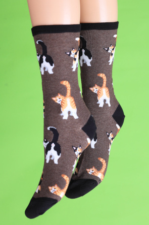 Cat butts socks