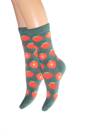 Tantalizing tomatoes socks
