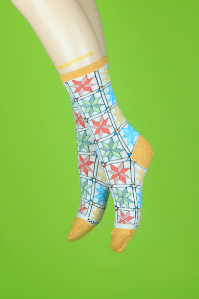 QUILTING PATTERN SOCKS
