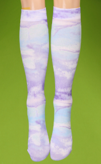 Twisted texture knee hi