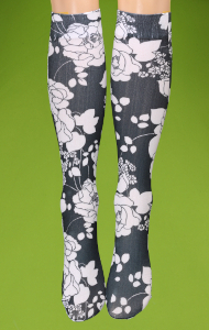 Black davenia knee hi