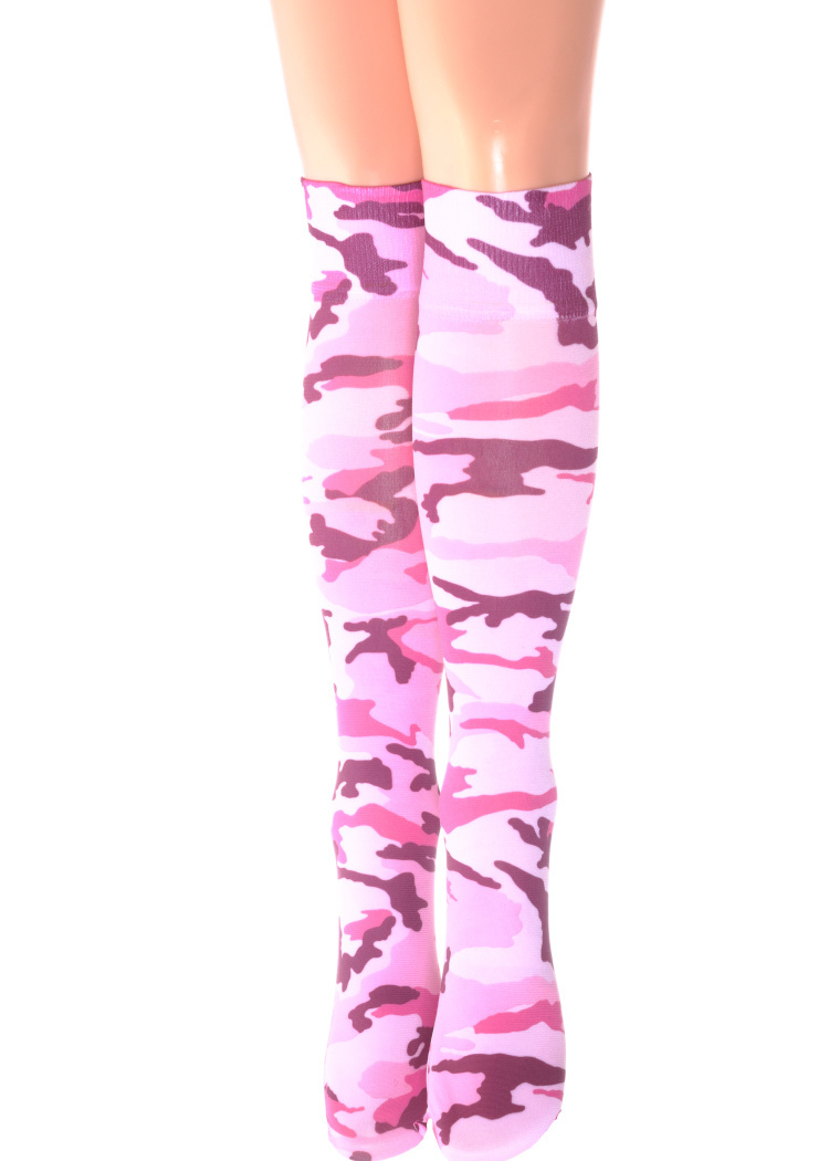REGULAR CAMO KNEE HI