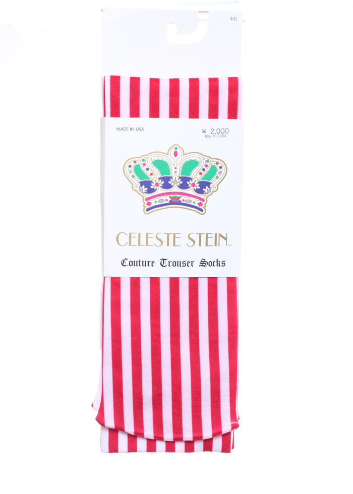 RUBY STRIPE KNEE HI