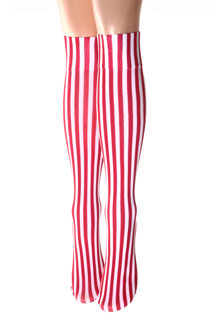 RUBY STRIPE KNEE HI