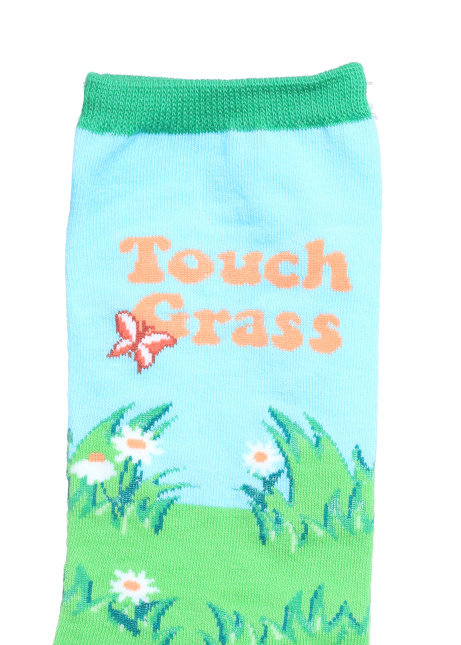 TOUCH GRASS SOCKS