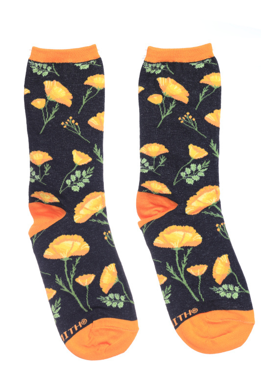 CALIFORNIA POPPIES SOCKS