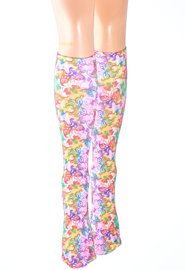 TATTOOED BUTTERFLIES KNEE HI